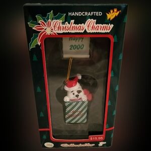 🎄Vintage 2000 Dynamic Handcrafted Collectibles Christmas Charms - 2000 - #268